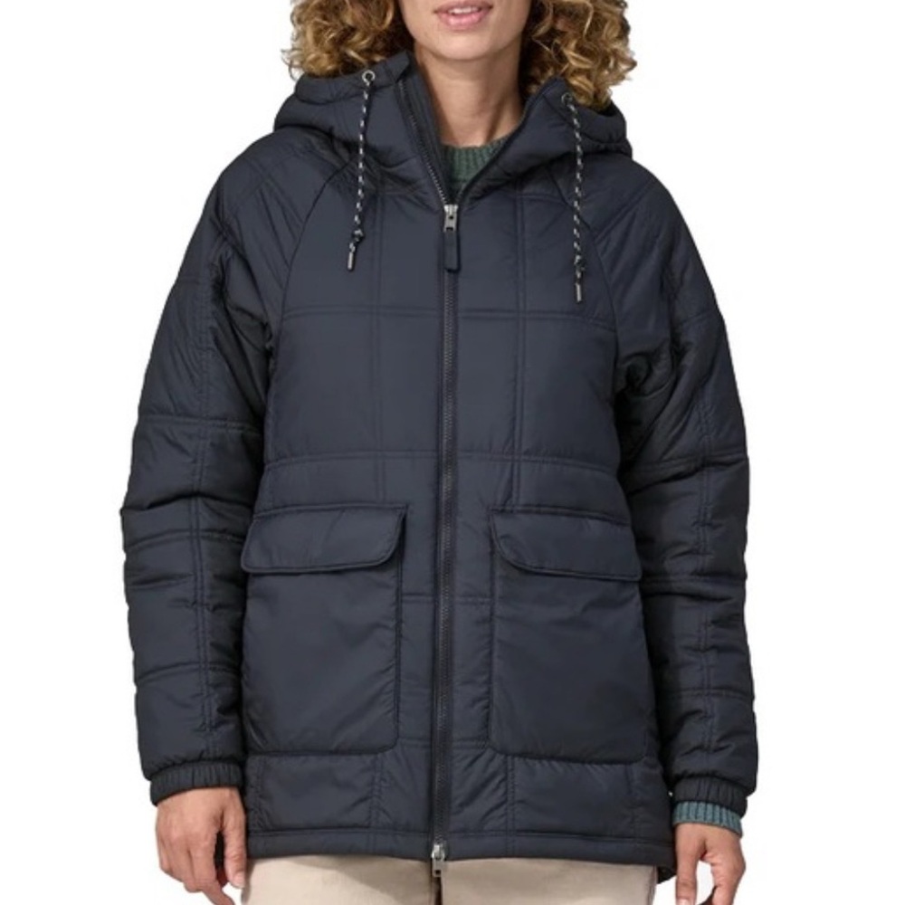 Patagonia Women's Lost Canyon Hoody jacket Pitch Blue LARGE new